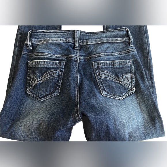 STETSON #503 PIXIE STIXS Skinny Denim Jeans With The S Back Pockets Size 4 30x32 - Picture 5 of 10